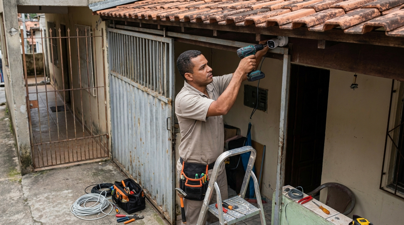Instalacao de cameras de seguranca em Curitiba‑PR
