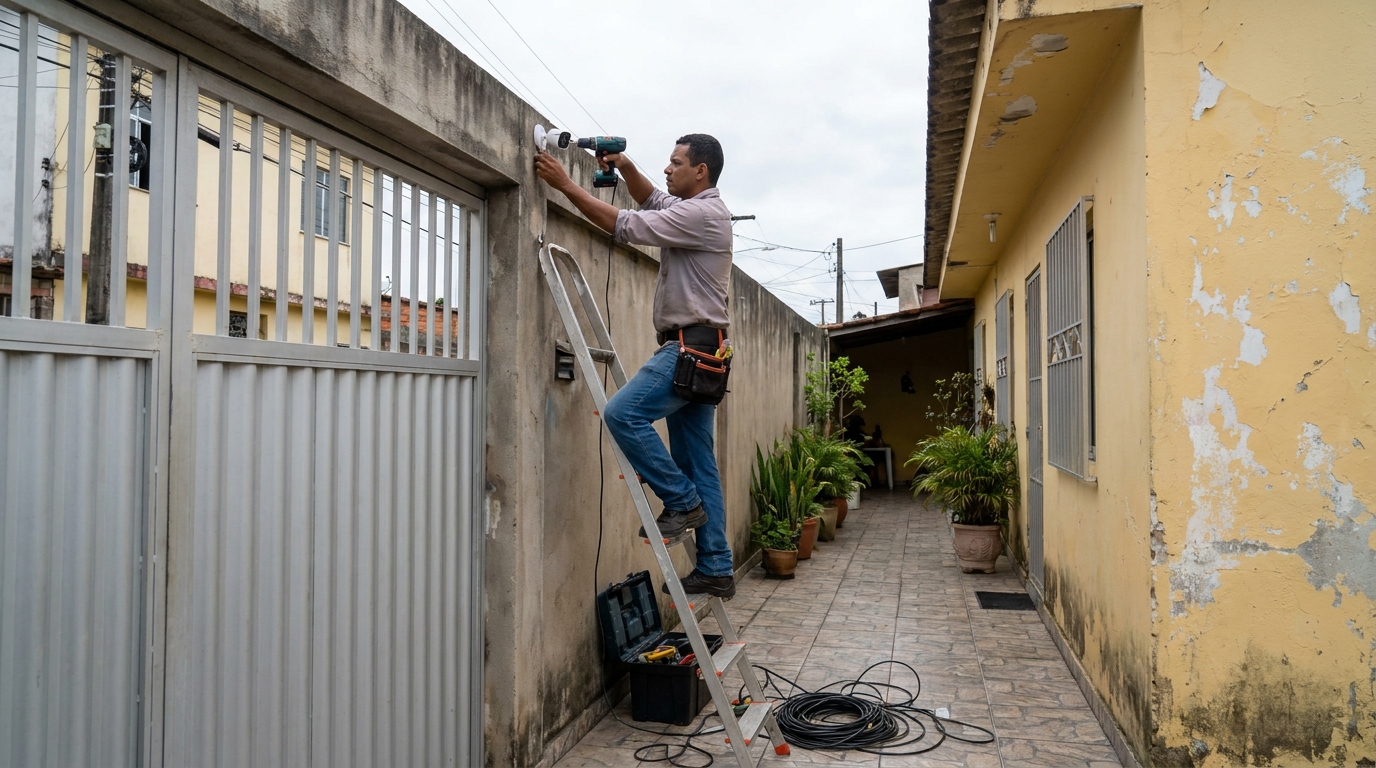 Instalacao de cameras de seguranca profissional em Curitiba‑PR