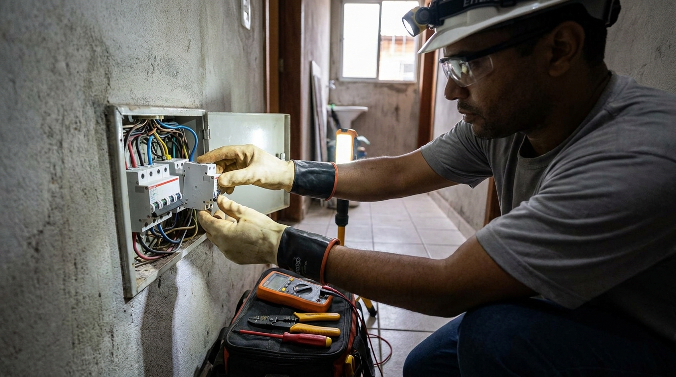 Instalacao de disjuntor profissional em Curitiba‑PR