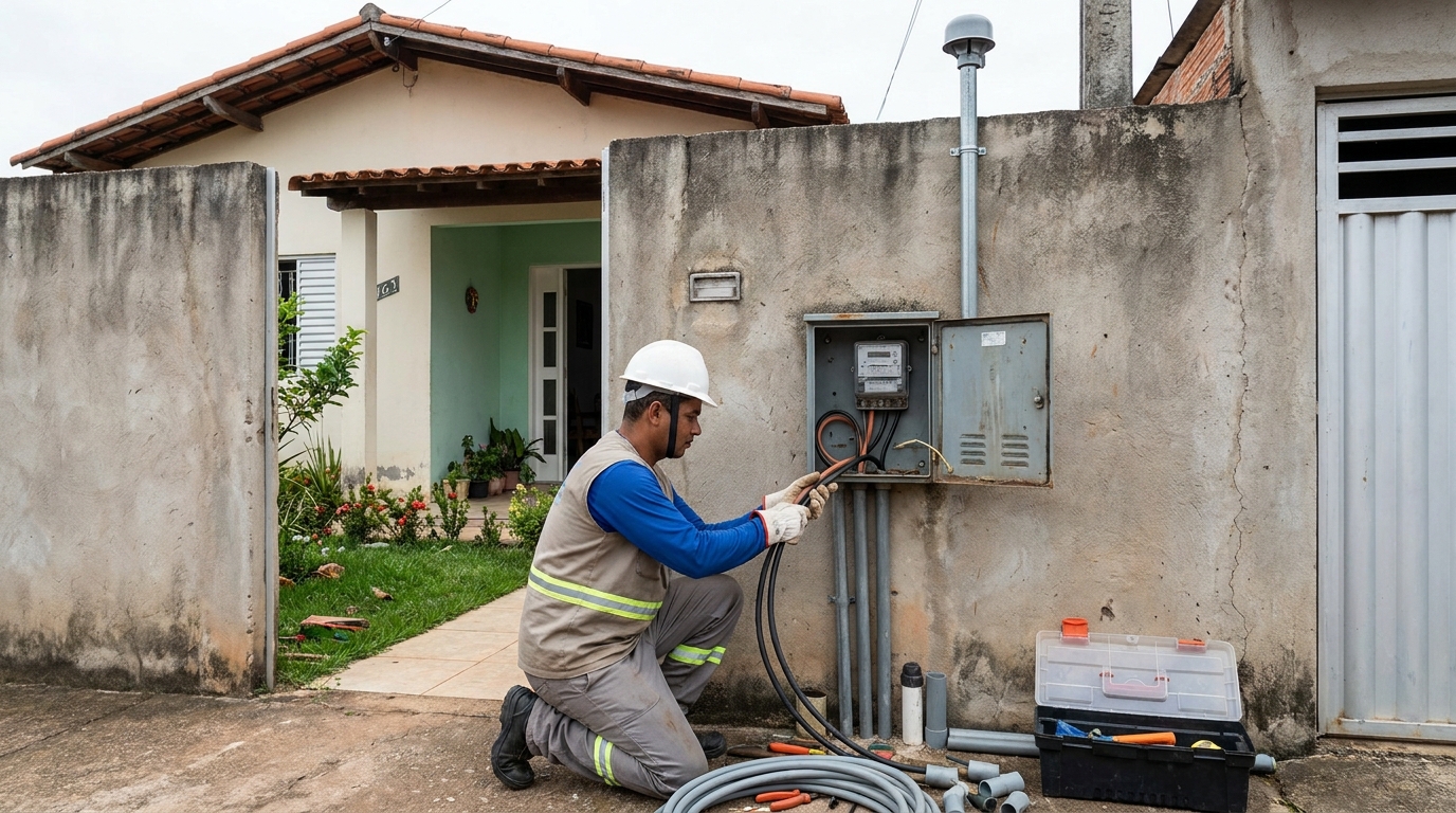Instalacao de padrao de energia em Curitiba‑PR