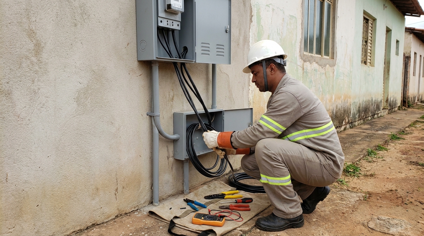 Troca de padrao de energia em Curitiba‑PR